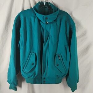 Members Only Womens 40 (46 inches chest) Wool Vintage Jacket Flawed